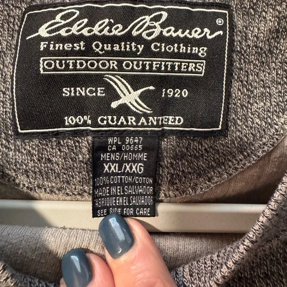 Eddie Bauer Men’s Gray Sweatshirt - Picture 4 of 9